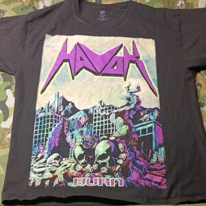 Havok Large "Burn" Band Tee
